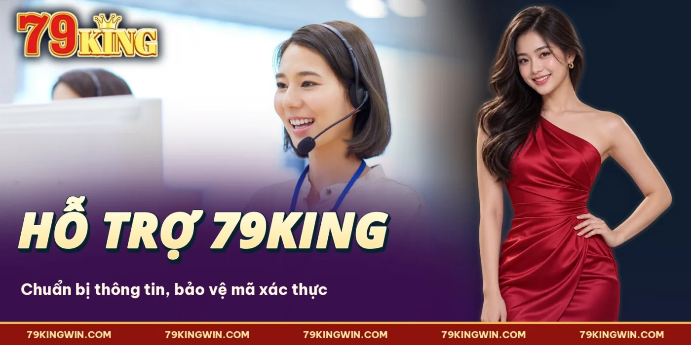 Minh họa nhân viên hỗ trợ đeo tai nghe làm việc tại máy tính